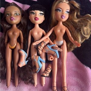 BRATZ GOIN OUT, GIRLS NITE OUT SASHA, JADE AND YASMIN